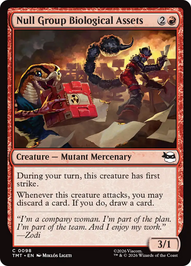 Null Group Biological Assets [Teenage Mutant Ninja Turtles] | Boutique FDB TCG