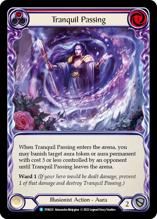 Tranquil Passing (Red) [DYN221] (Dynasty) | Boutique FDB TCG