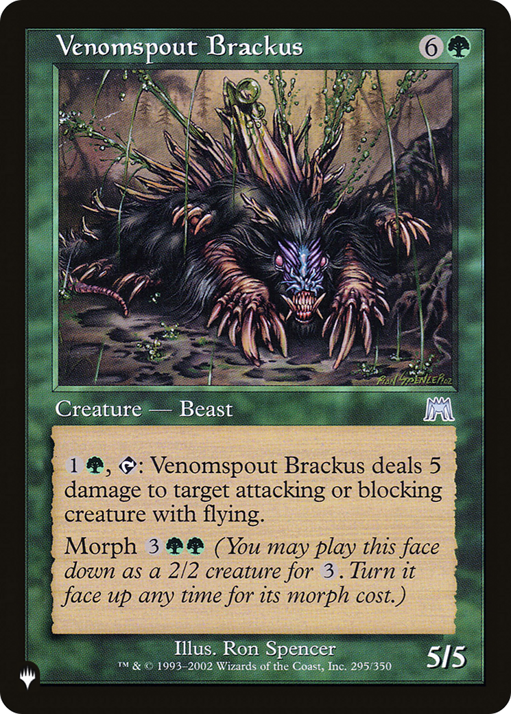 Venomspout Brackus [The List] | Boutique FDB TCG