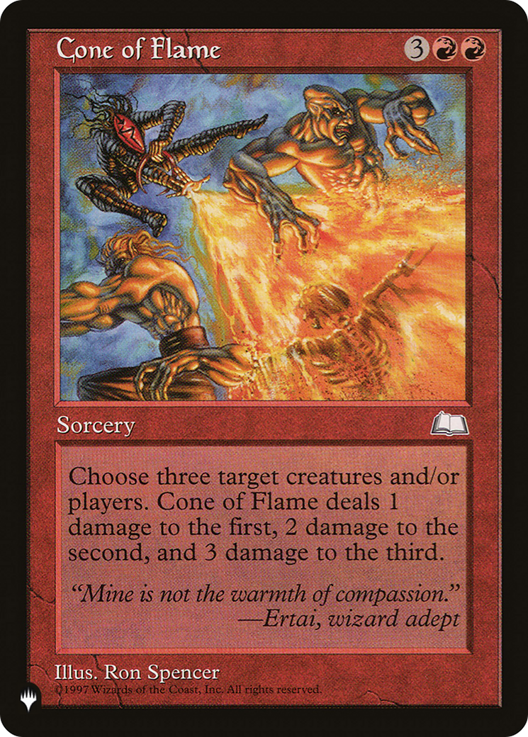 Cone of Flame [The List Reprints] | Boutique FDB TCG