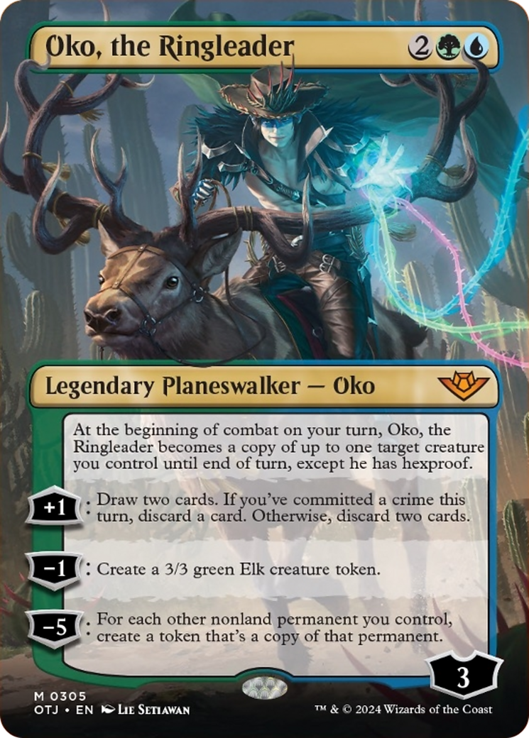 Oko, the Ringleader (Borderless) [Outlaws of Thunder Junction] | Boutique FDB TCG