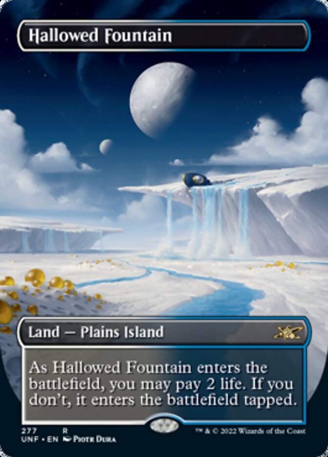 Hallowed Fountain (Borderless) [Unfinity] | Boutique FDB TCG