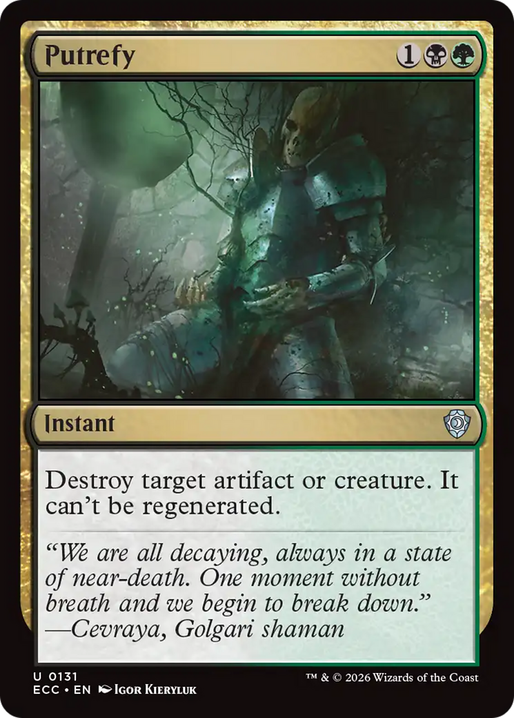 Putrefy [Lorwyn Eclipsed Commander] | Boutique FDB TCG