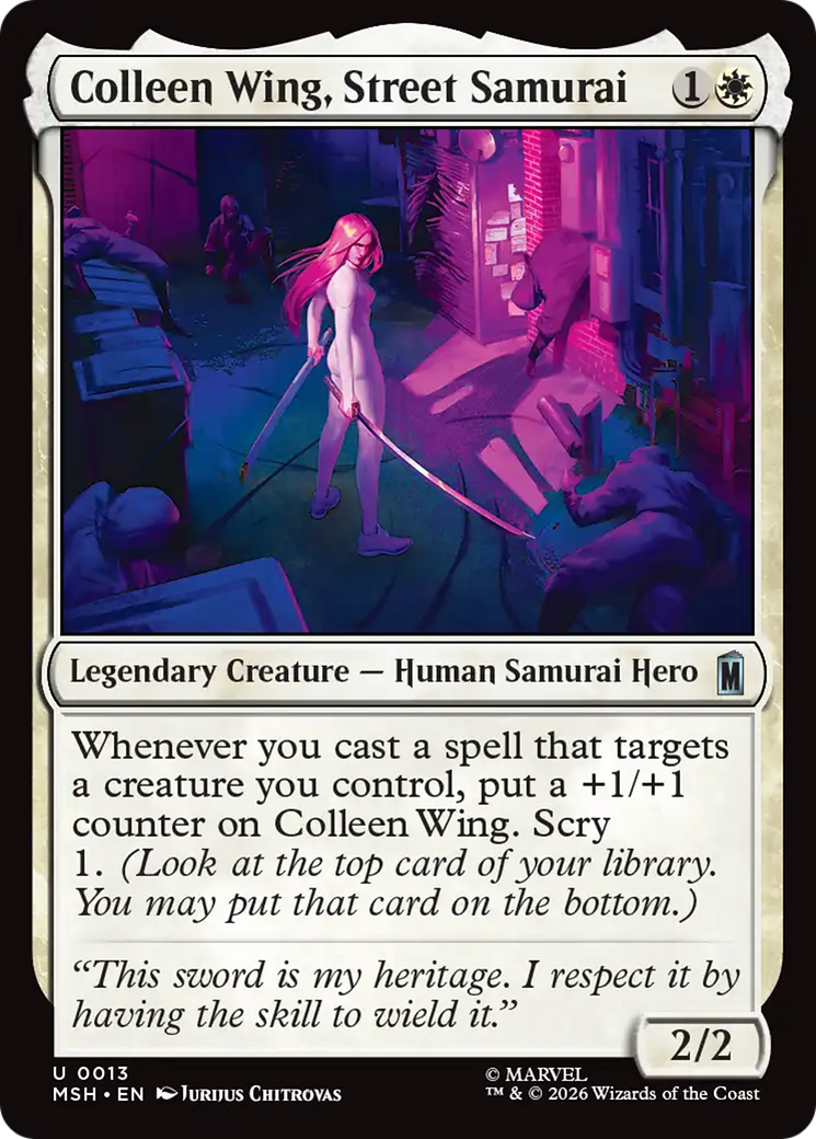 Colleen Wing, Street Samurai [Marvel Super Heroes] | Boutique FDB TCG