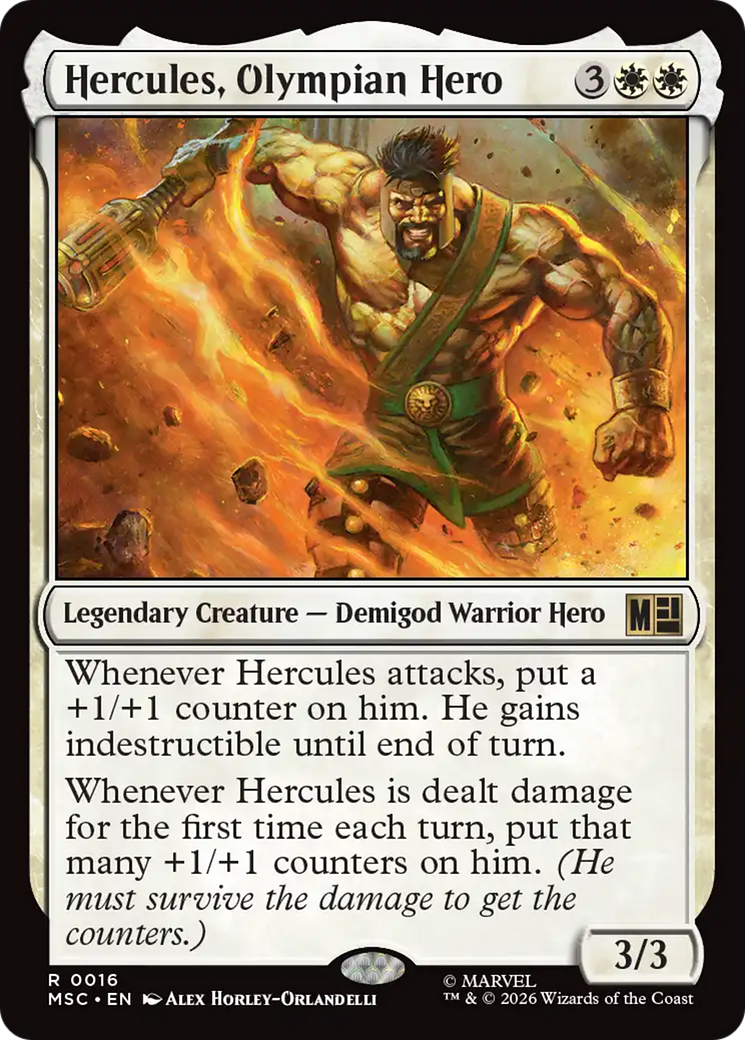 Hercules, Olympian Hero [Marvel Super Heroes Commander] | Boutique FDB TCG
