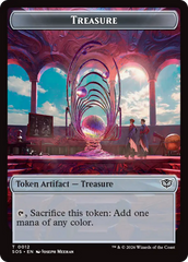Elemental (0003) // Treasure Double-Sided Token [Secrets of Strixhaven Tokens] | Boutique FDB TCG