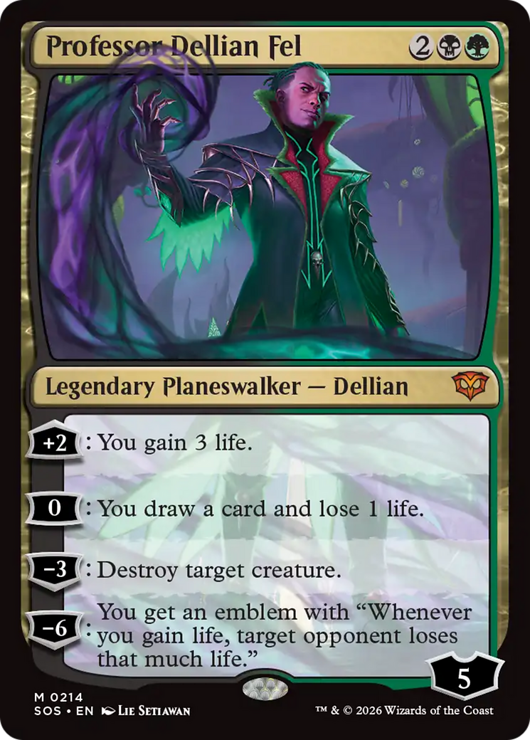 Professor Dellian Fel [Secrets of Strixhaven] | Boutique FDB TCG