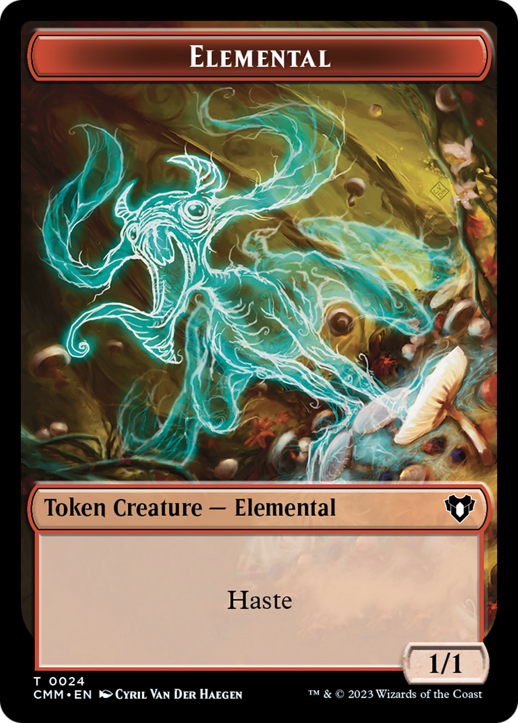 Elemental Token (24) [Commander Masters Tokens] | Boutique FDB TCG