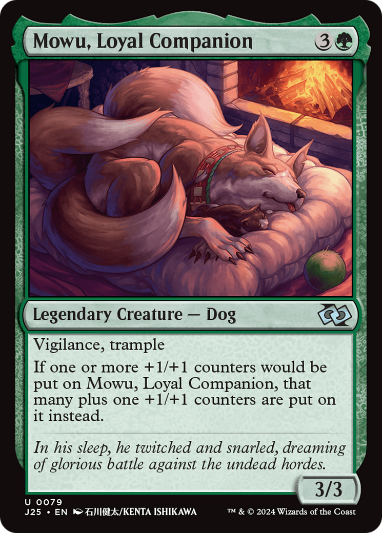 Mowu, Loyal Companion (Anime) [Foundations Jumpstart] | Boutique FDB TCG