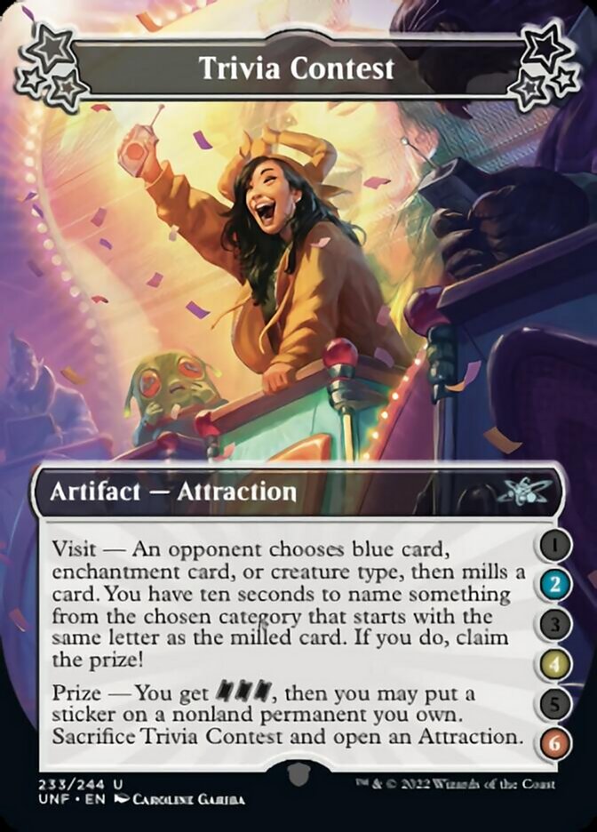 Trivia Contest (2-4-6) [Unfinity] | Boutique FDB TCG
