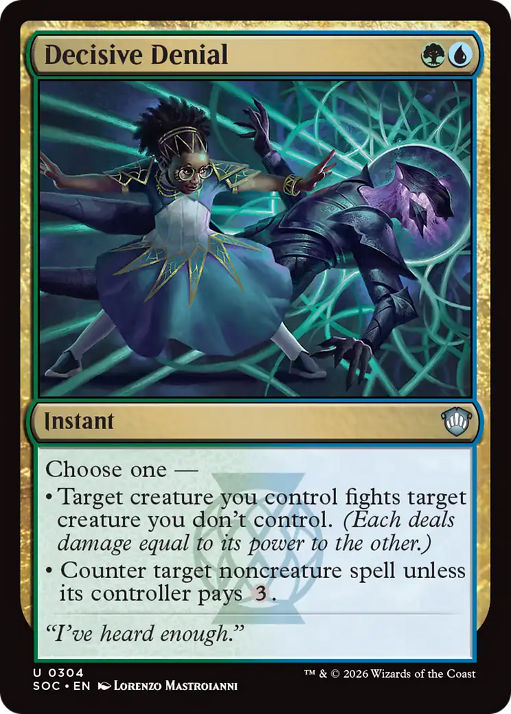 Decisive Denial [Secrets of Strixhaven Commander] | Boutique FDB TCG