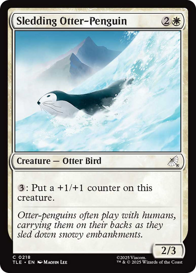 Sledding Otter-Penguin [Avatar: The Last Airbender: Eternal-Legal] | Boutique FDB TCG