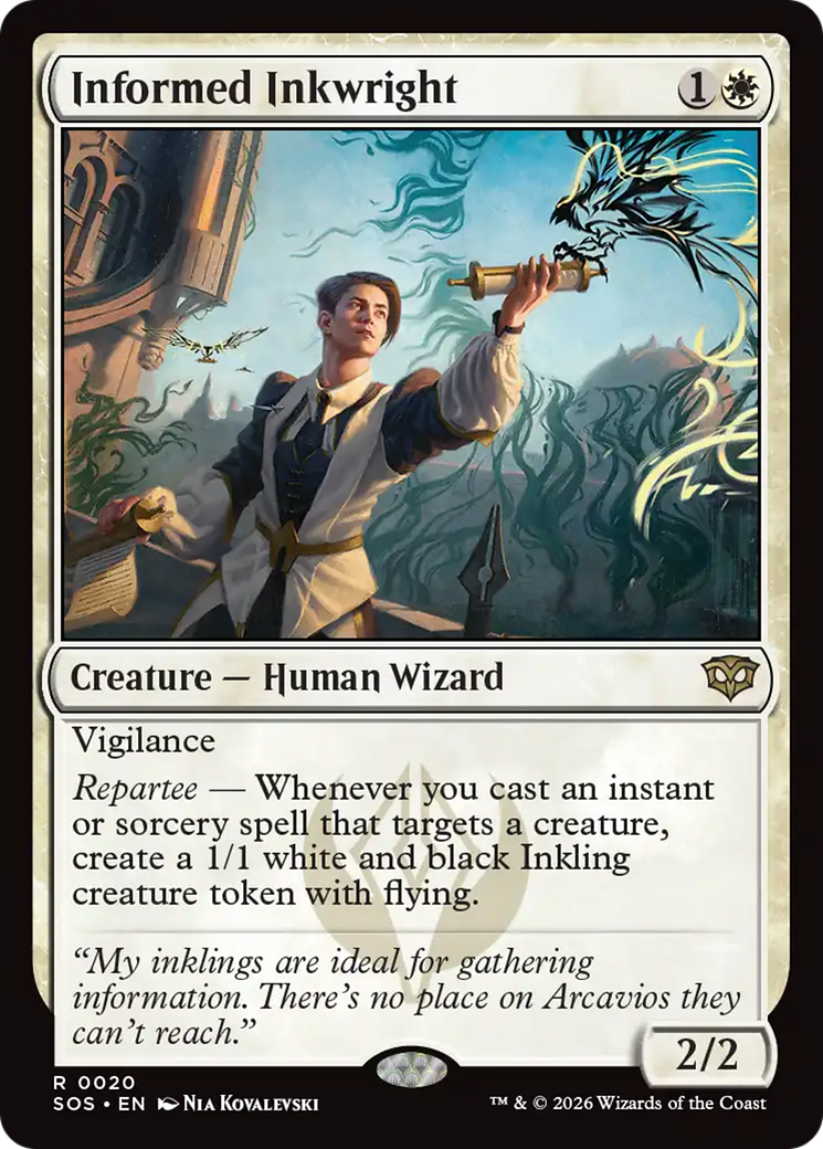 Informed Inkwright [Secrets of Strixhaven] | Boutique FDB TCG
