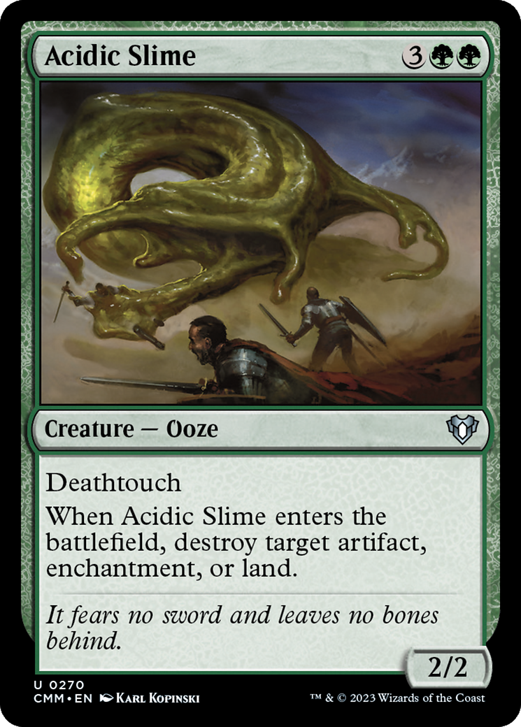 Acidic Slime [Commander Masters] | Boutique FDB TCG