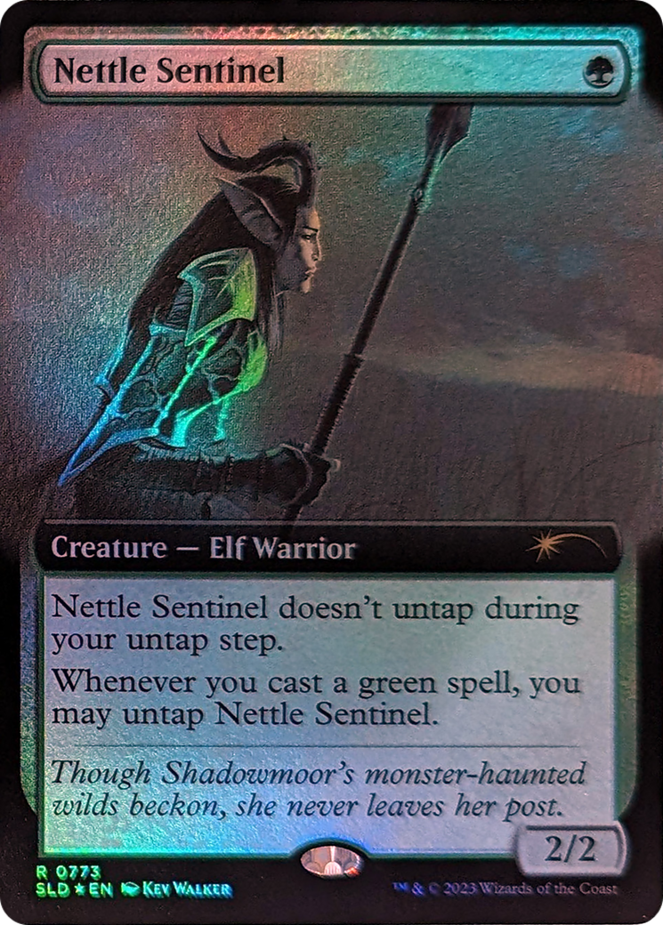 Nettle Sentinel (Extended Art) [Secret Lair Drop Series] | Boutique FDB TCG