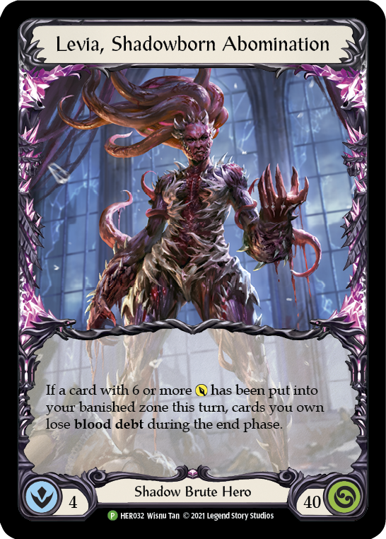 Levia, Shadowborn Abomination [HER032] (Promo)  Cold Foil | Boutique FDB TCG