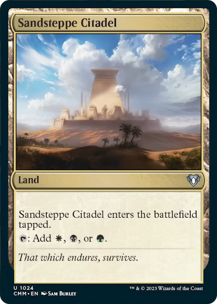 Sandsteppe Citadel [Commander Masters] | Boutique FDB TCG