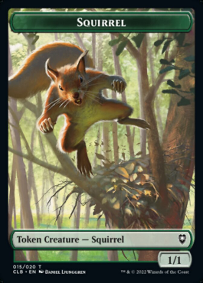 Squirrel Token [Commander Legends: Battle for Baldur's Gate Tokens] | Boutique FDB TCG