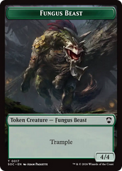 Goat // Fungus Beast Double-Sided Token [Secrets of Strixhaven Commander Tokens] | Boutique FDB TCG