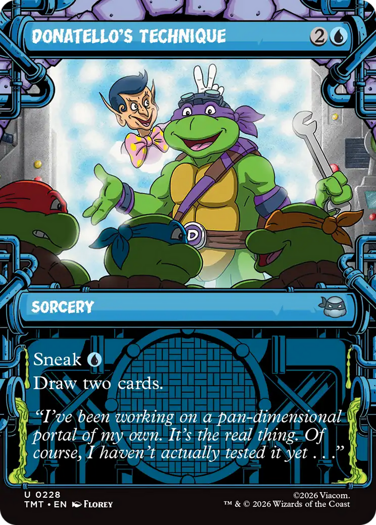 Donatello's Technique (Showcase) [Teenage Mutant Ninja Turtles] | Boutique FDB TCG