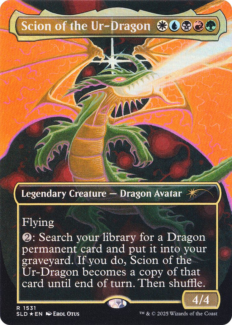 Scion of the Ur-Dragon (Rainbow Foil) [Secret Lair Drop Series] | Boutique FDB TCG