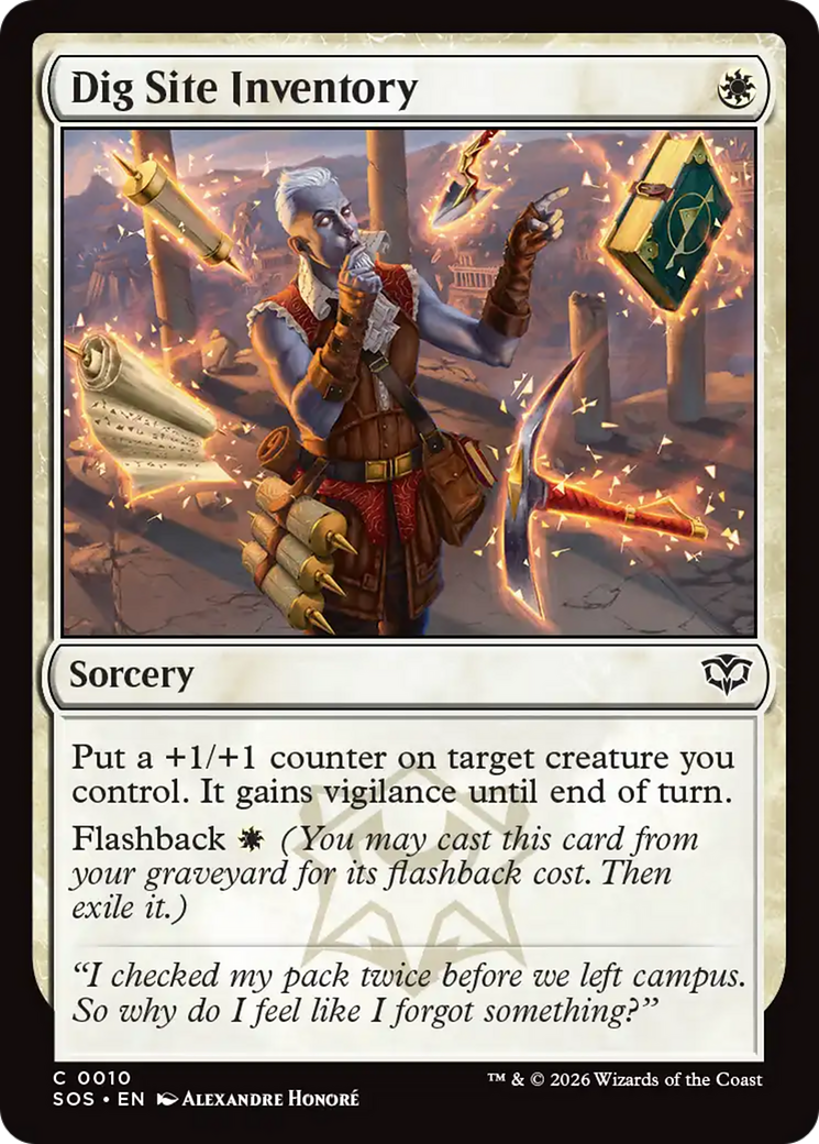 Dig Site Inventory [Secrets of Strixhaven] | Boutique FDB TCG