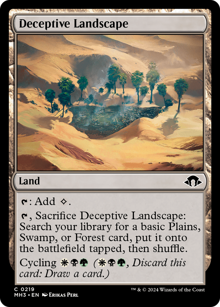 Deceptive Landscape [Modern Horizons 3] | Boutique FDB TCG