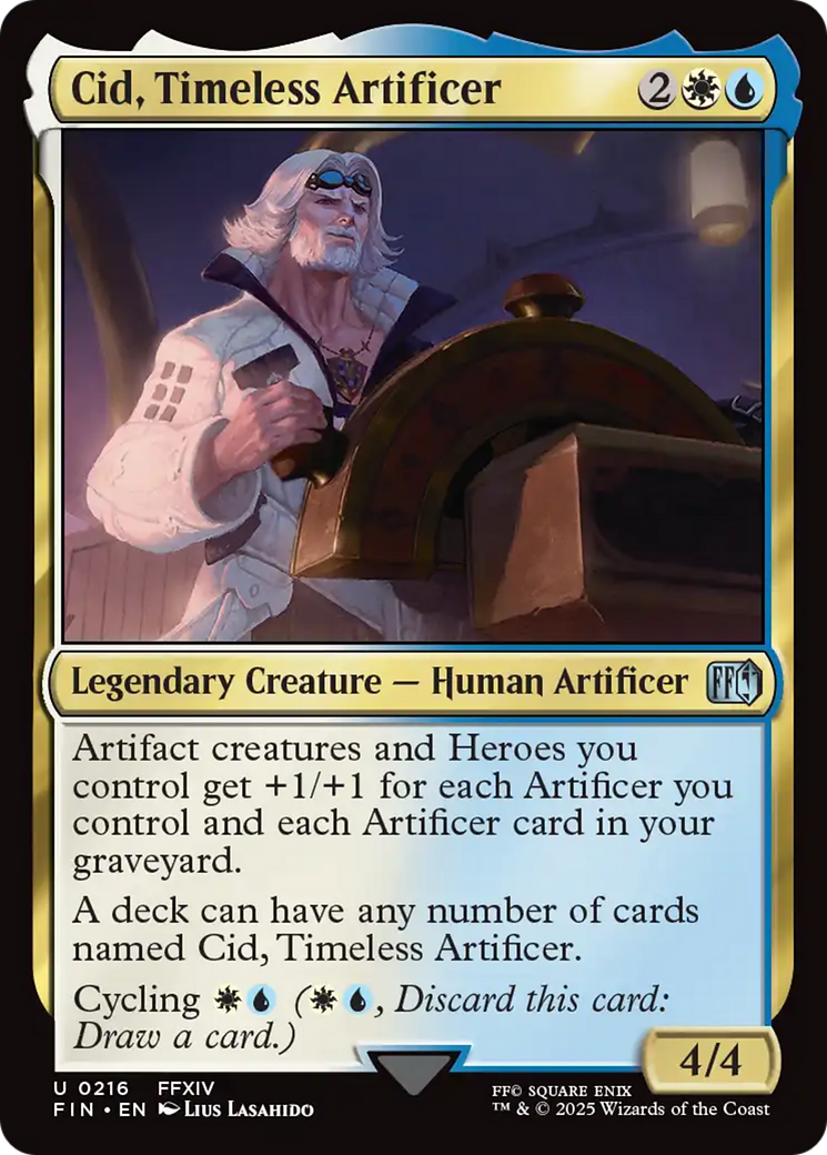 Cid, Timeless Artificer (0216) [FINAL FANTASY] | Boutique FDB TCG
