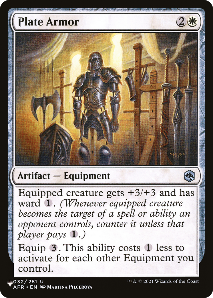 Plate Armor [The List] | Boutique FDB TCG