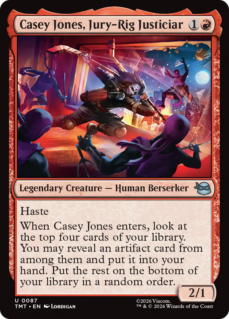 Casey Jones, Jury-Rig Justiciar [Teenage Mutant Ninja Turtles] | Boutique FDB TCG