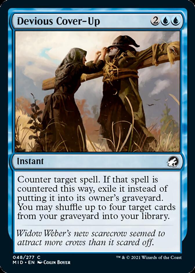 Devious Cover-Up [Innistrad: Midnight Hunt] | Boutique FDB TCG