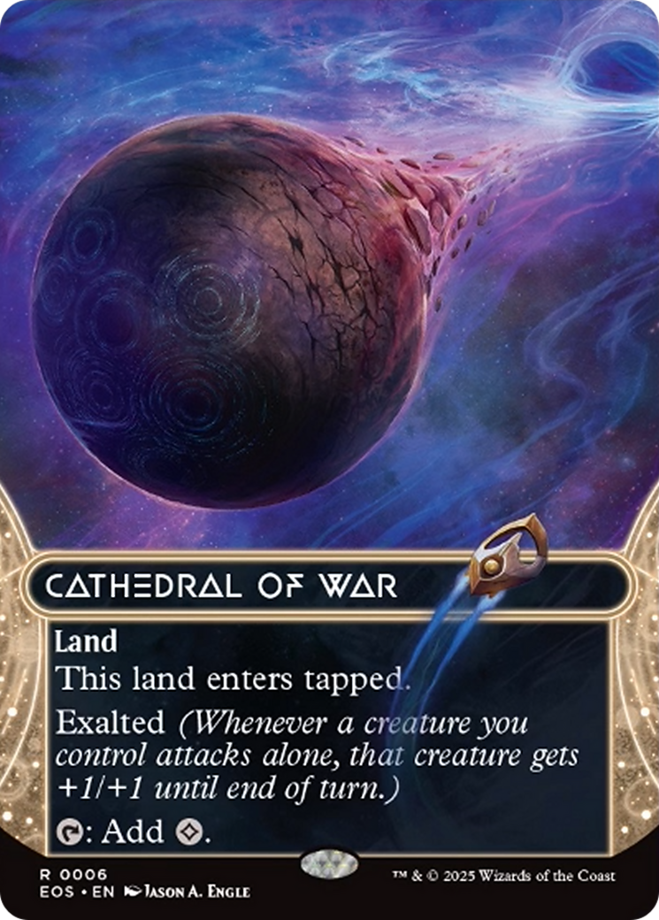 Cathedral of War (0006) (Borderless) [Edge of Eternities: Stellar Sights] | Boutique FDB TCG