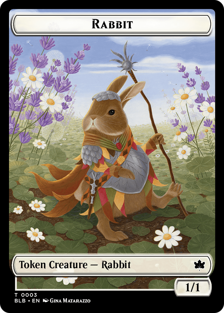 Rabbit // Rabbit Double-Sided Token [Bloomburrow Tokens] | Boutique FDB TCG