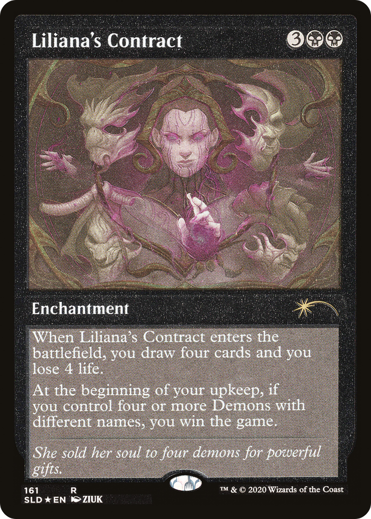 Liliana's Contract (Foil Etched) [Secret Lair Drop Series] | Boutique FDB TCG