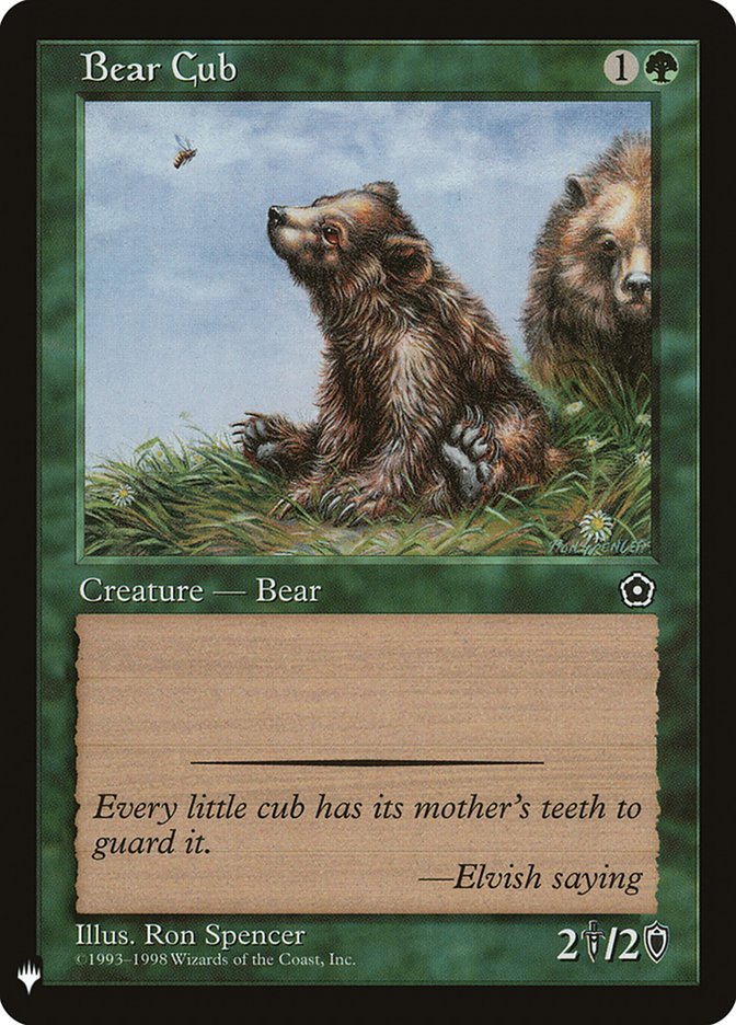 Bear Cub [Mystery Booster] | Boutique FDB TCG