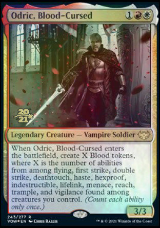 Odric, Blood-Cursed [Innistrad: Crimson Vow Prerelease Promos] | Boutique FDB TCG