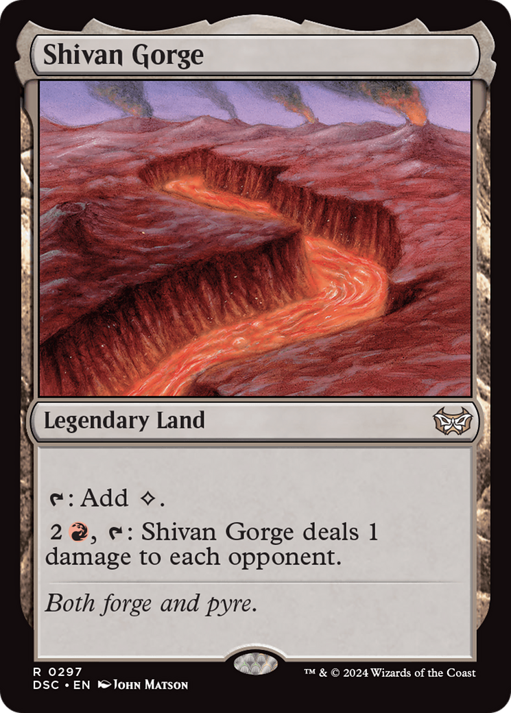 Shivan Gorge [Duskmourn: House of Horror Commander] | Boutique FDB TCG