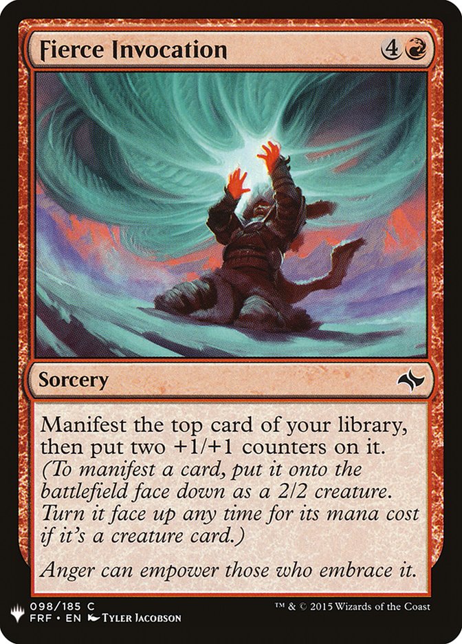 Fierce Invocation [Mystery Booster] | Boutique FDB TCG