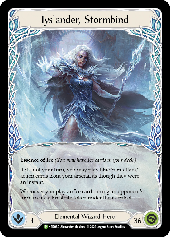 Iyslander, Stormbind [HER060] (Promo)  Cold Foil | Boutique FDB TCG