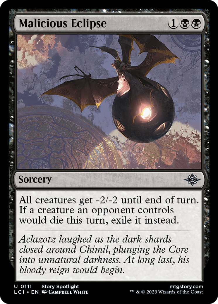 Malicious Eclipse [The Lost Caverns of Ixalan] | Boutique FDB TCG