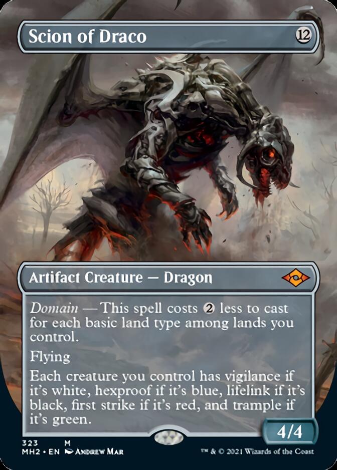 Scion of Draco (Borderless Alternate Art) [Modern Horizons 2] | Boutique FDB TCG