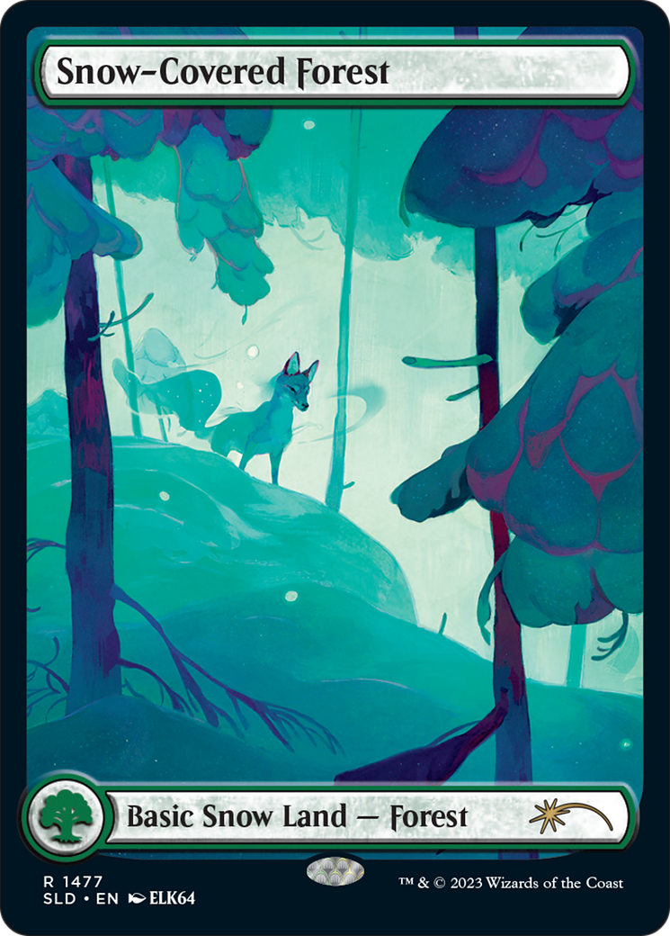 Snow-Covered Forest (1477) [Secret Lair Drop Series] | Boutique FDB TCG