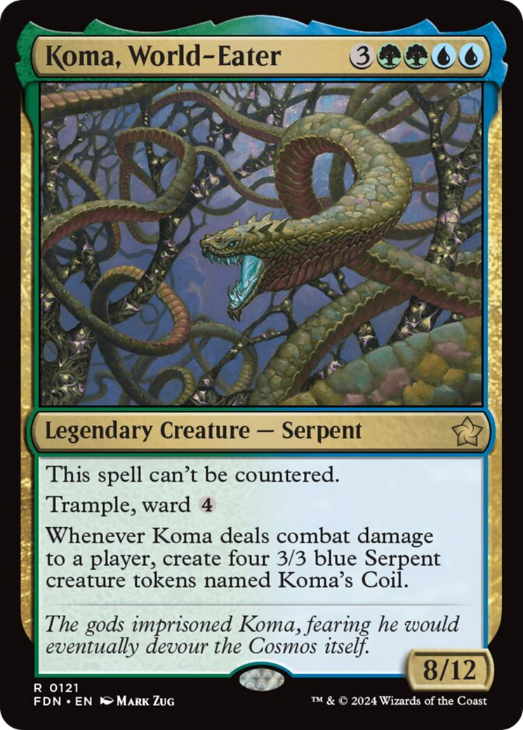 Koma, World-Eater [Foundations] | Boutique FDB TCG