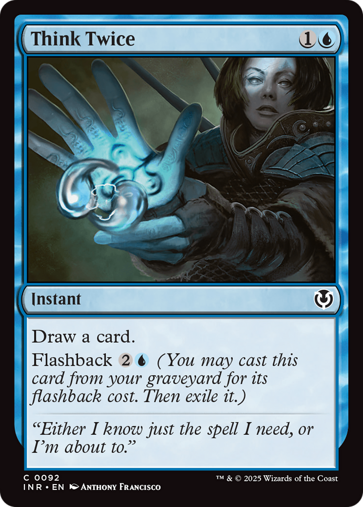 Think Twice [Innistrad Remastered] | Boutique FDB TCG