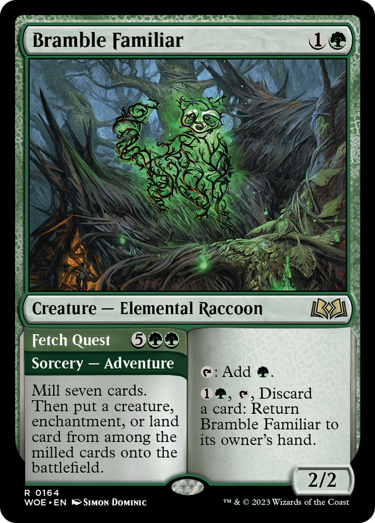 Bramble Familiar // Fetch Quest [Wilds of Eldraine] | Boutique FDB TCG