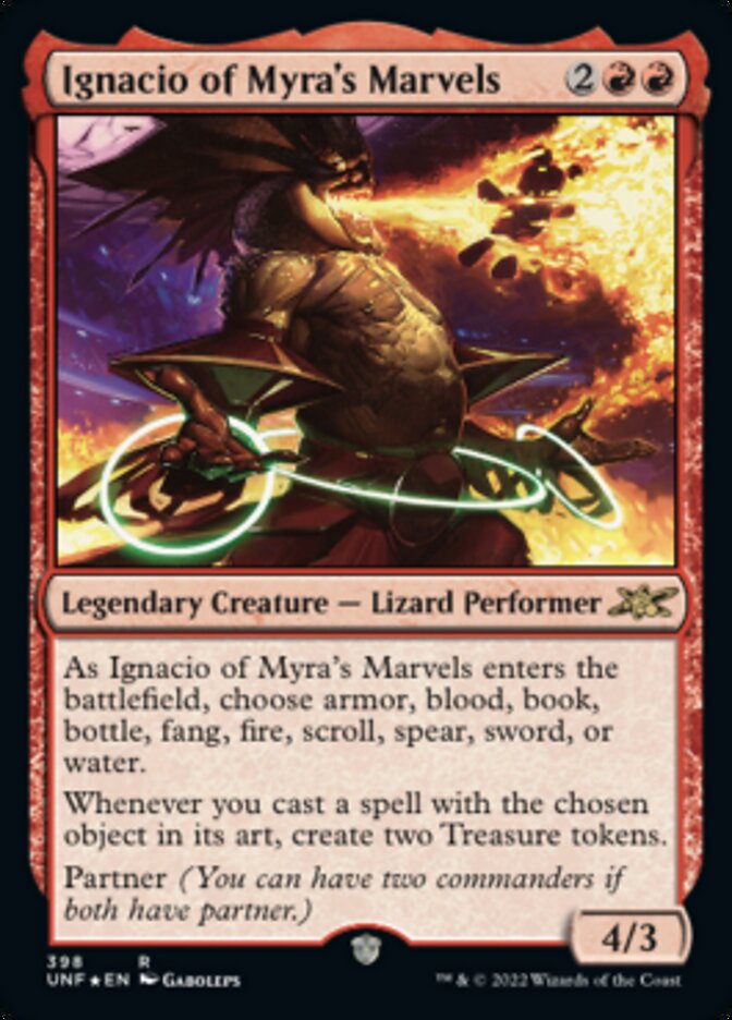 Ignacio of Myra's Marvels (Galaxy Foil) [Unfinity] | Boutique FDB TCG
