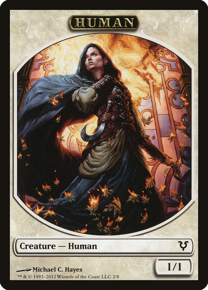 Human Token (2/8) [Avacyn Restored Tokens] | Boutique FDB TCG