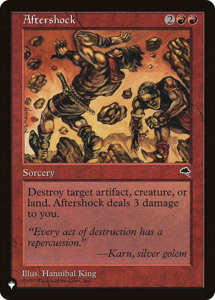 Aftershock [The List Reprints] | Boutique FDB TCG