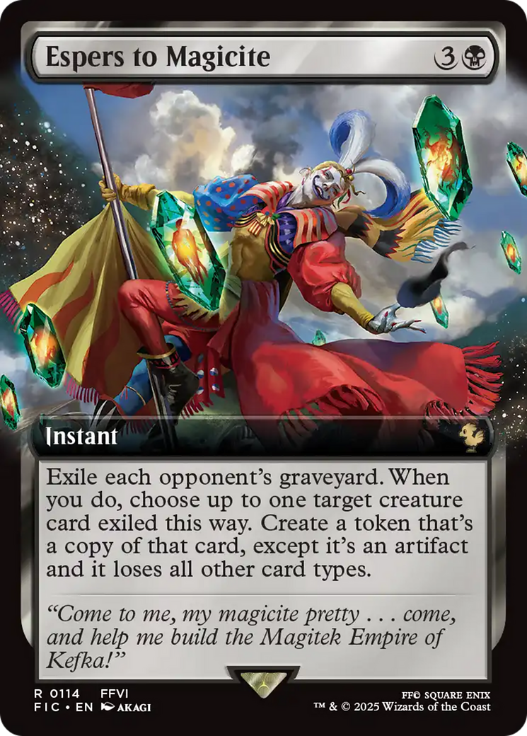 Espers to Magicite (Extended Art) [FINAL FANTASY Commander] | Boutique FDB TCG
