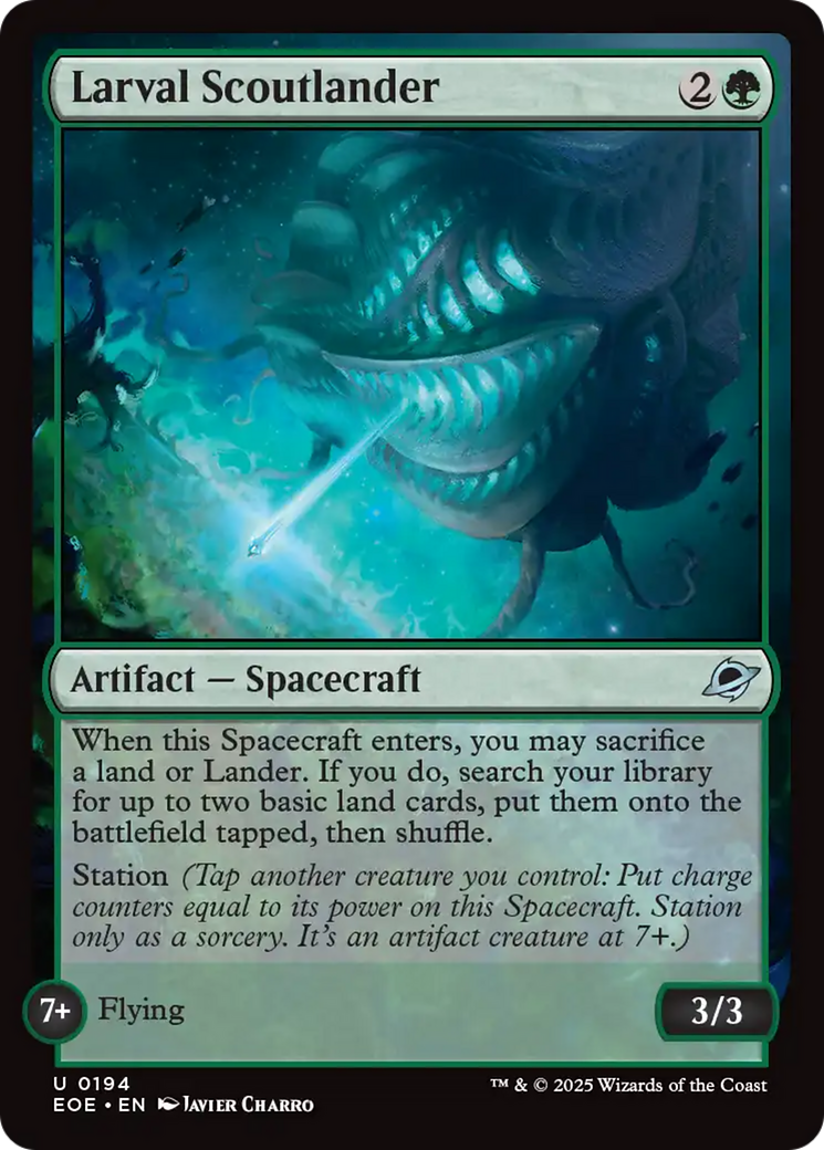 Larval Scoutlander [Edge of Eternities] | Boutique FDB TCG